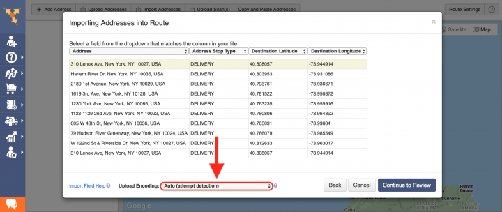 Import Data - Planning Routes by Importing Data from Cloud-Based Storages