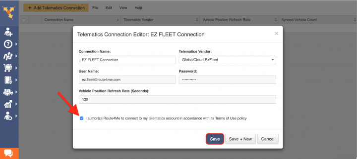 Route4Me’s Telematics Integration with EZ FLEET TRACKING