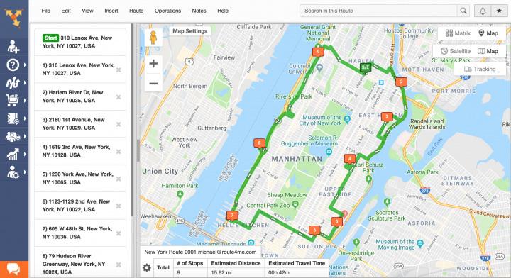 Upload a File - Planning Routes by Spreadsheets 