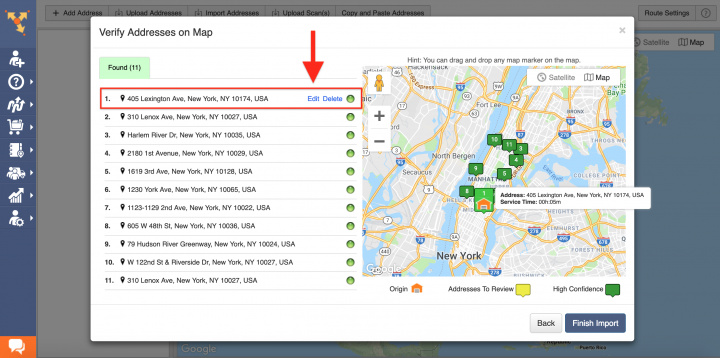 Copy-and-Paste - Planning Routes by Copying and Pasting Addresses