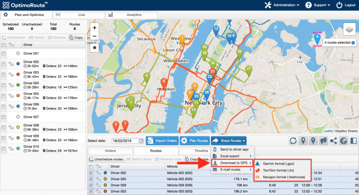 Switching from OptimoRoute to Route4Me