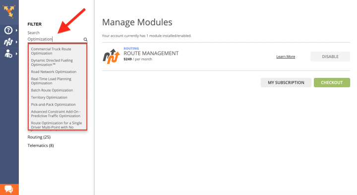 Managing Your Subscription and Modules with Route4Me Feature Manager