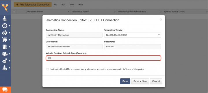 Route4Me’s Telematics Integration with EZ FLEET TRACKING