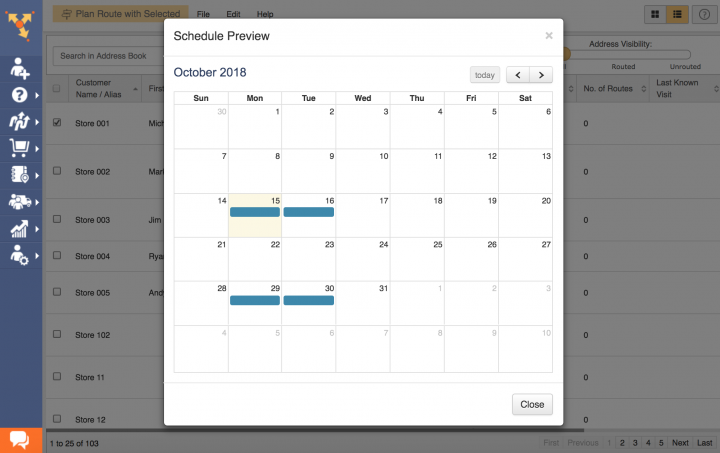 Scheduling Recurring Address Book Contacts