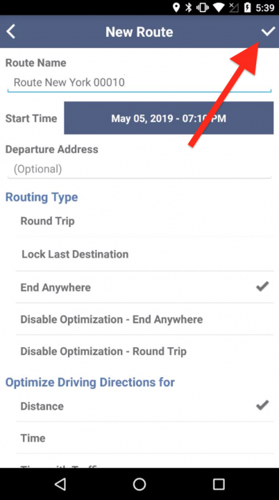 Generating Orders from the Contacts in Your Address Book for Planning Routes