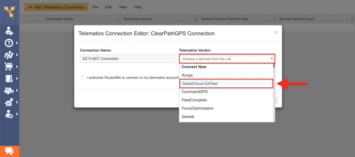 Route4Me’s Telematics Integration with EZ FLEET TRACKING