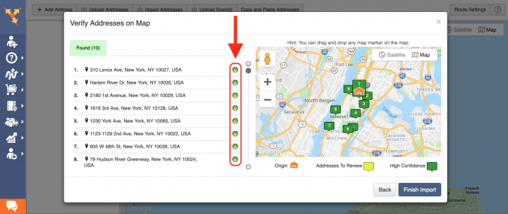 Import Data - Planning Routes by Importing Data from Cloud-Based Storages