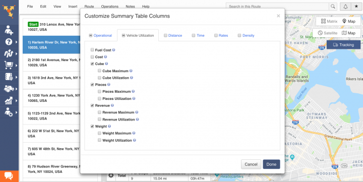 Using and Customizing the Summary Table