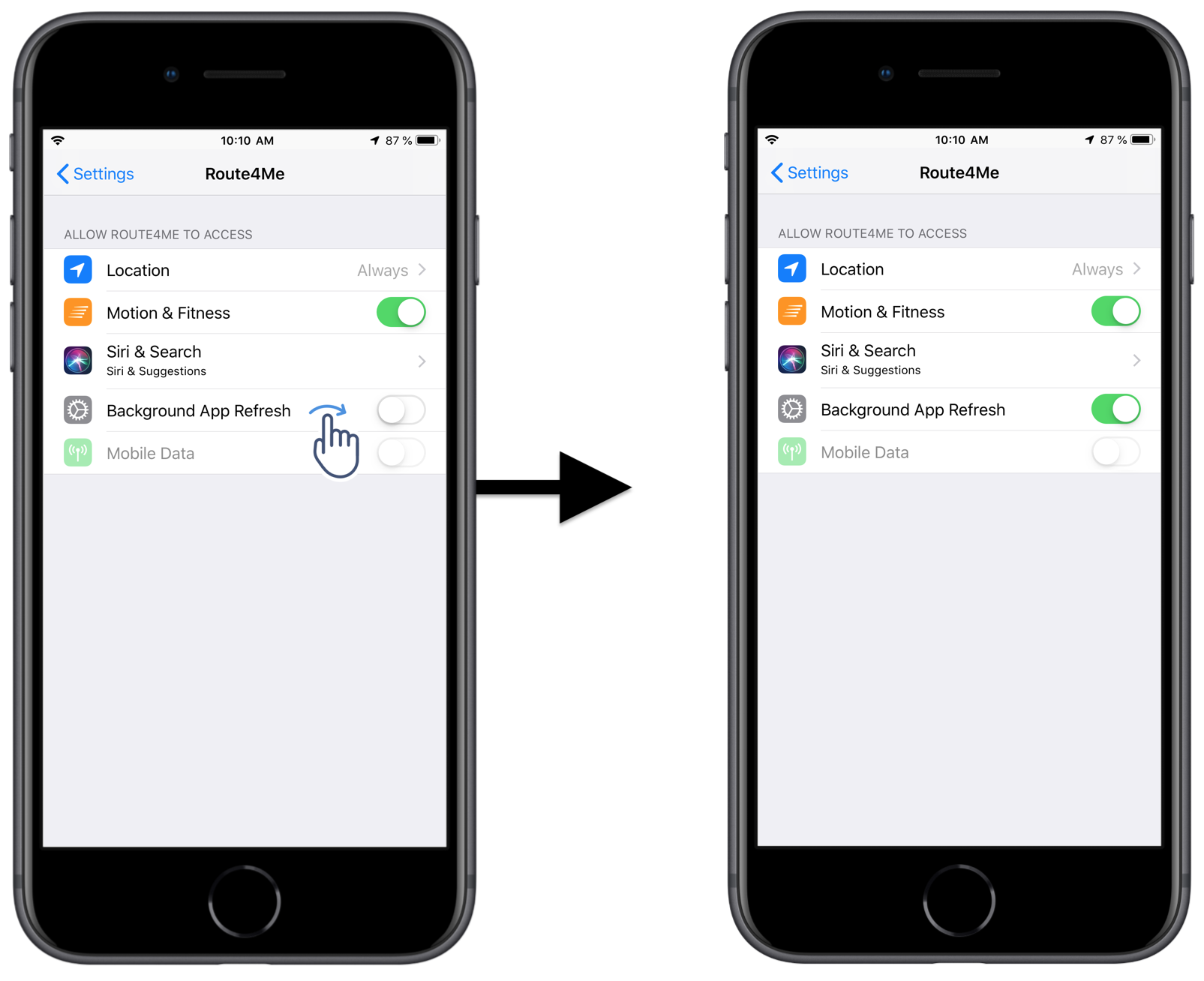 IOS Route Planner App Permissions For Accurate Route Planning