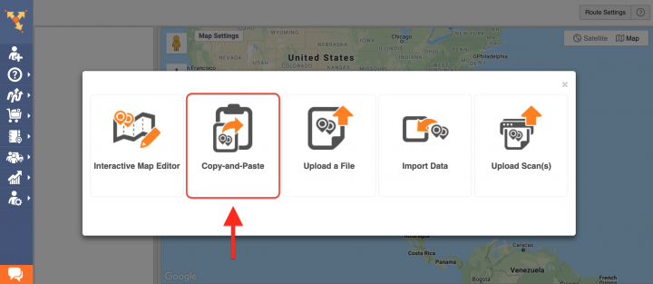 Copy-and-Paste - Planning Routes by Copying and Pasting Addresses