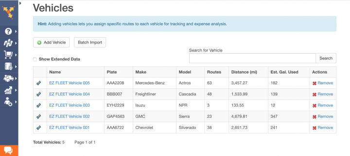 Route4Me’s Telematics Integration with EZ FLEET TRACKING