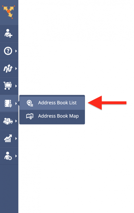 Creating a New Entry/Contact in the Route4Me Address Book List