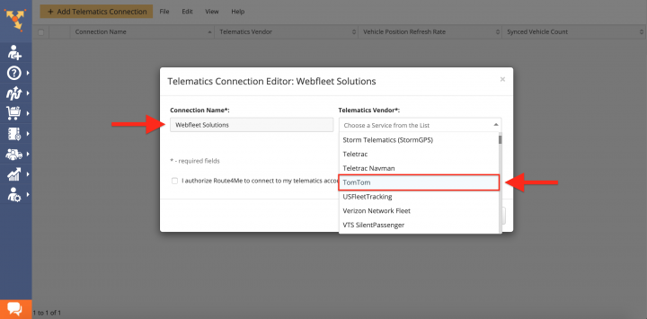 Route4Me’s Telematics Integration with Webfleet Solutions