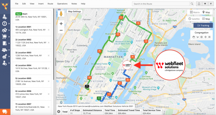 Route4Me’s Telematics Integration with Webfleet Solutions