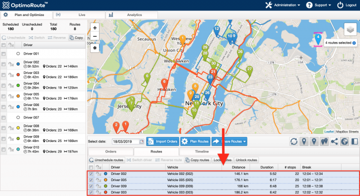 Switching from OptimoRoute to Route4Me