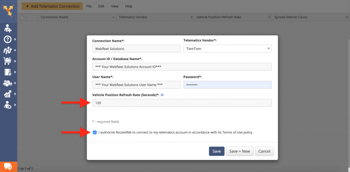 Route4Me’s Telematics Integration with Webfleet Solutions