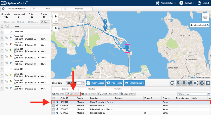 Switching from OptimoRoute to Route4Me