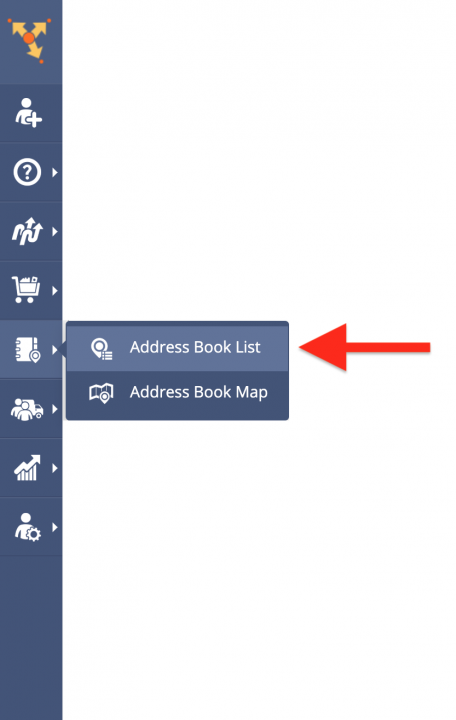 Planning Routes with Address Book Contacts