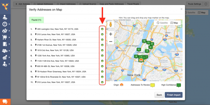 Copy-and-Paste - Planning Routes by Copying and Pasting Addresses