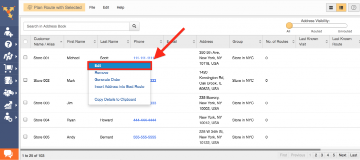 Scheduling Recurring Address Book Contacts