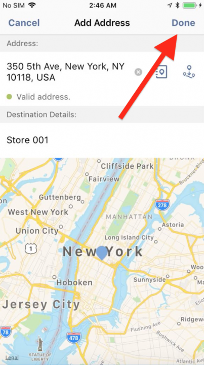 Managing your Favorite Addresses on an iPhone