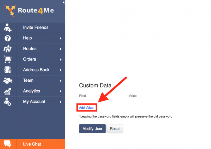 Setting Restrictions on Viewing and Accessing the "Team" Tab