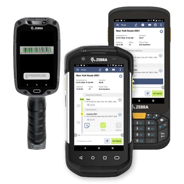 Zebra Android Devices & the Best Route Planner App