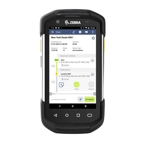 Zebra Android Devices & the Best Route Planner App