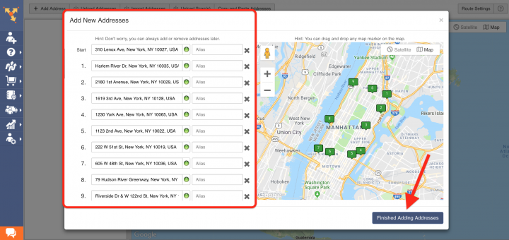 Planning a Route on the Web