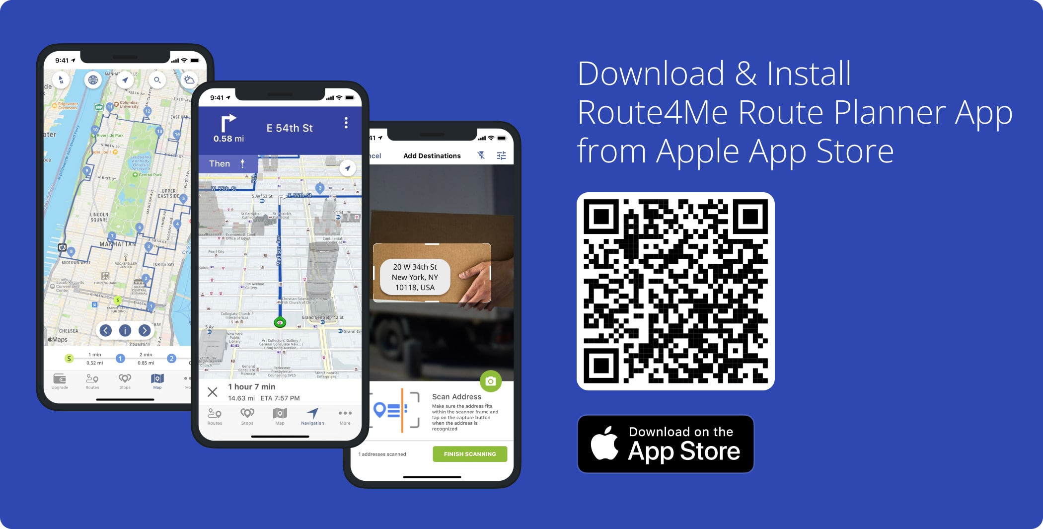 Download and install Route4Me's Mobile Route Planner app on your iPhone or iPad and restore your subscription.