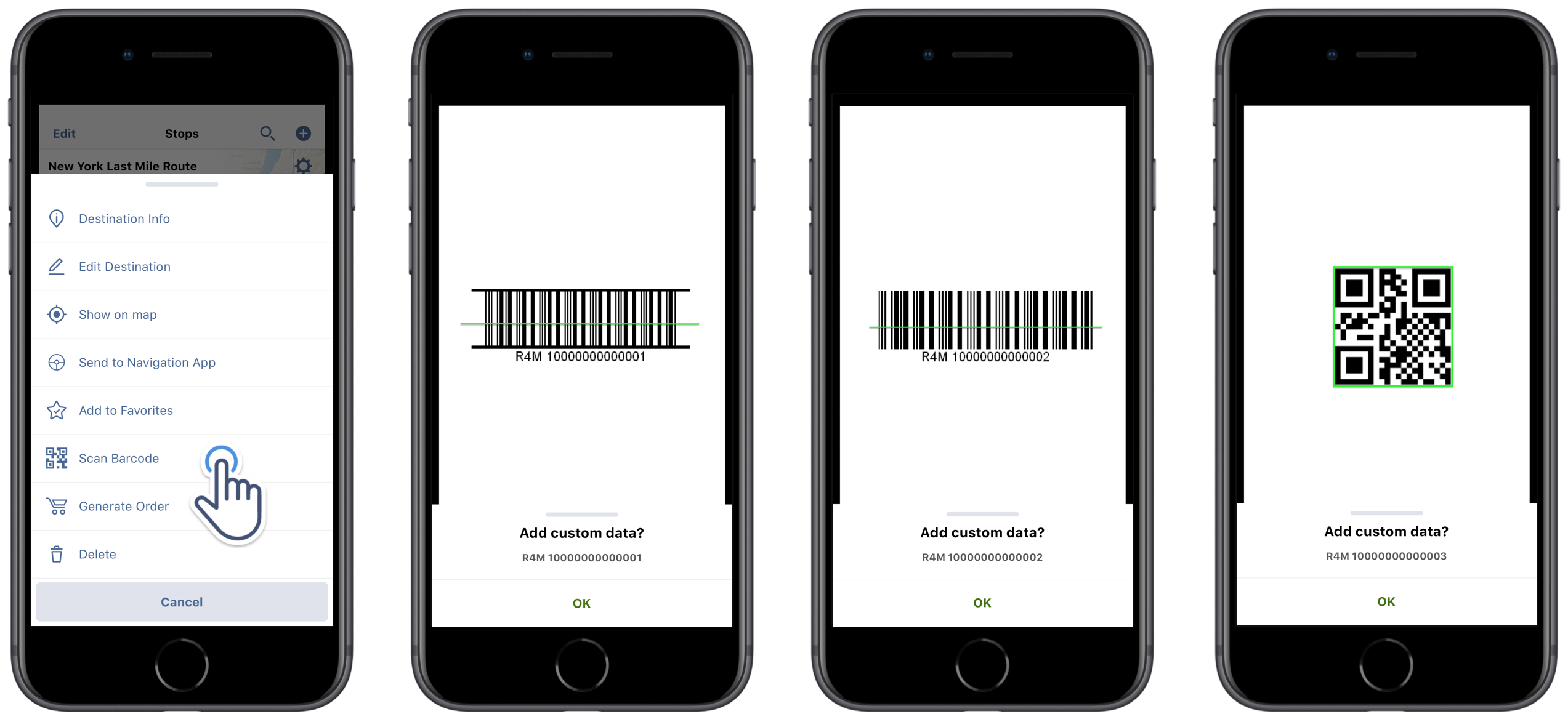 Route Planner App With Iphone Barcode Scanning Features