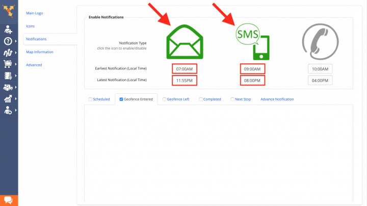 Geofence Entered - Customer Alerting and Notifications