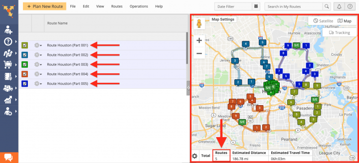 Planning Routes with Revenue Advanced Constraint Add-On