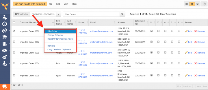 Dynamic E-Commerce Order Dispatch