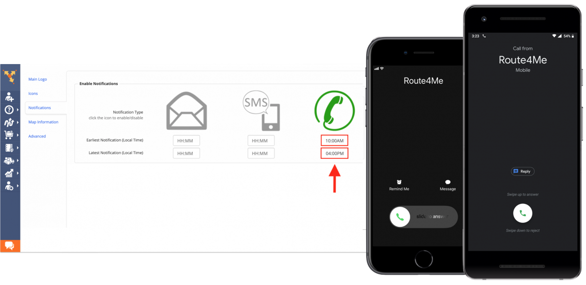 Enabling E-Mail, SMS, and Voice Call Notifications