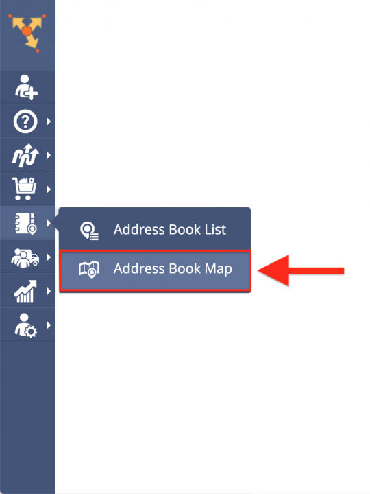 Deleting Addresses from the Address Book Map