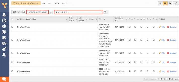 Generating Orders from Advanced Search Group Addresses and Contacts