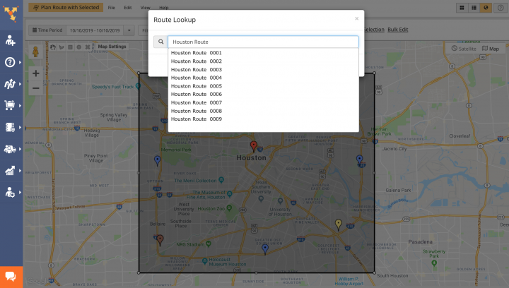 Inserting Orders from the Orders Map into Planned Routes