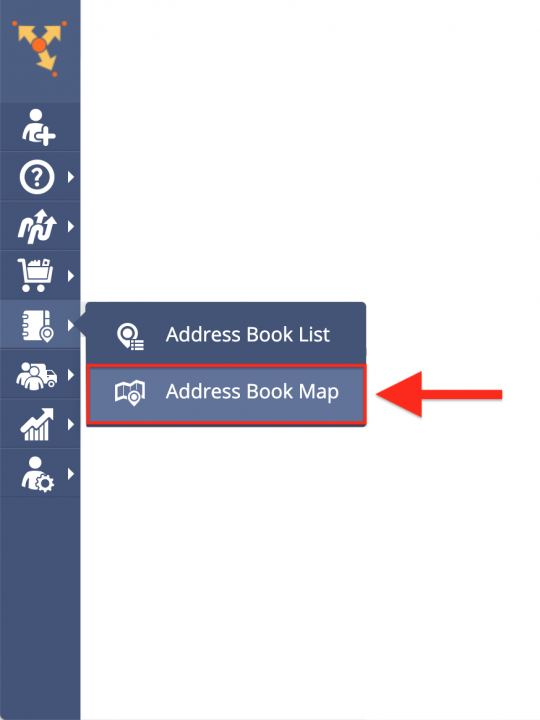 Uploading Addresses and Contacts into the Address Book Map