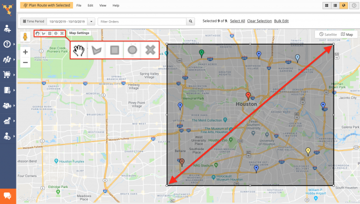 Inserting Orders from the Orders Map into Planned Routes