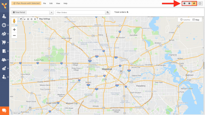 Inserting Orders from the Orders Map into Planned Routes