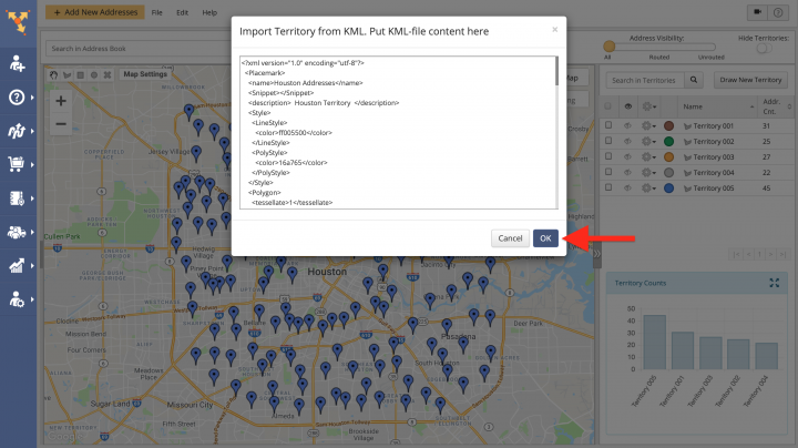 Creating Territories from KML (Keyhole Markup Language)