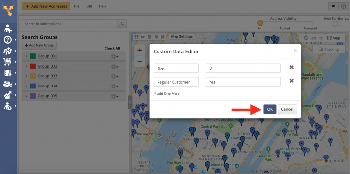 Using Custom Data with Advanced Search Groups