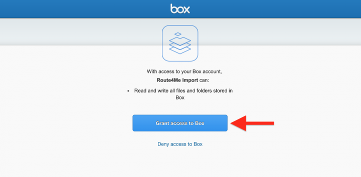 Box (Box.net) Data Import - Importing Data from Box for Planning Routes