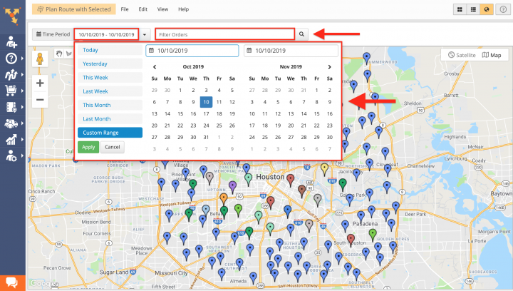 Deleting Orders from the Orders Map