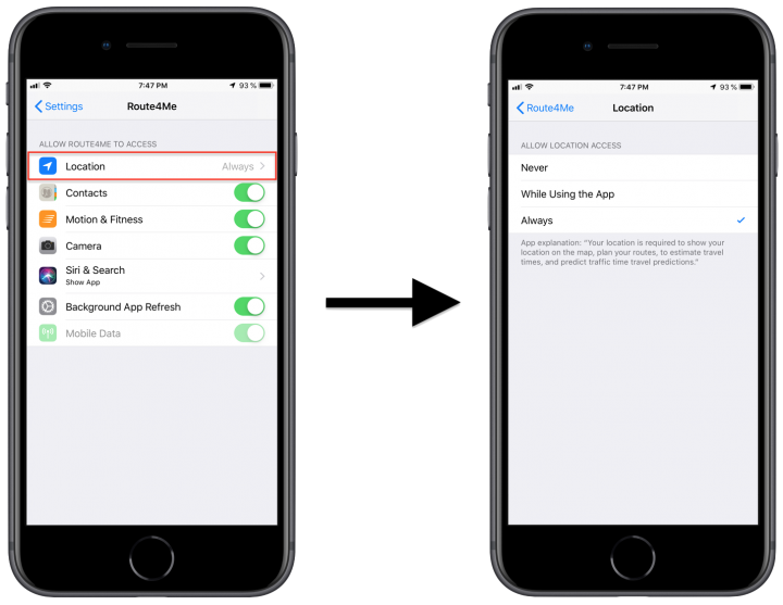 Route4Me Privacy and Security - Route4Me's iPhone Route Planner