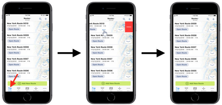 Restoring Routes Deleted from the Route4Me iPhone App Using Route4Me Web Optimizations