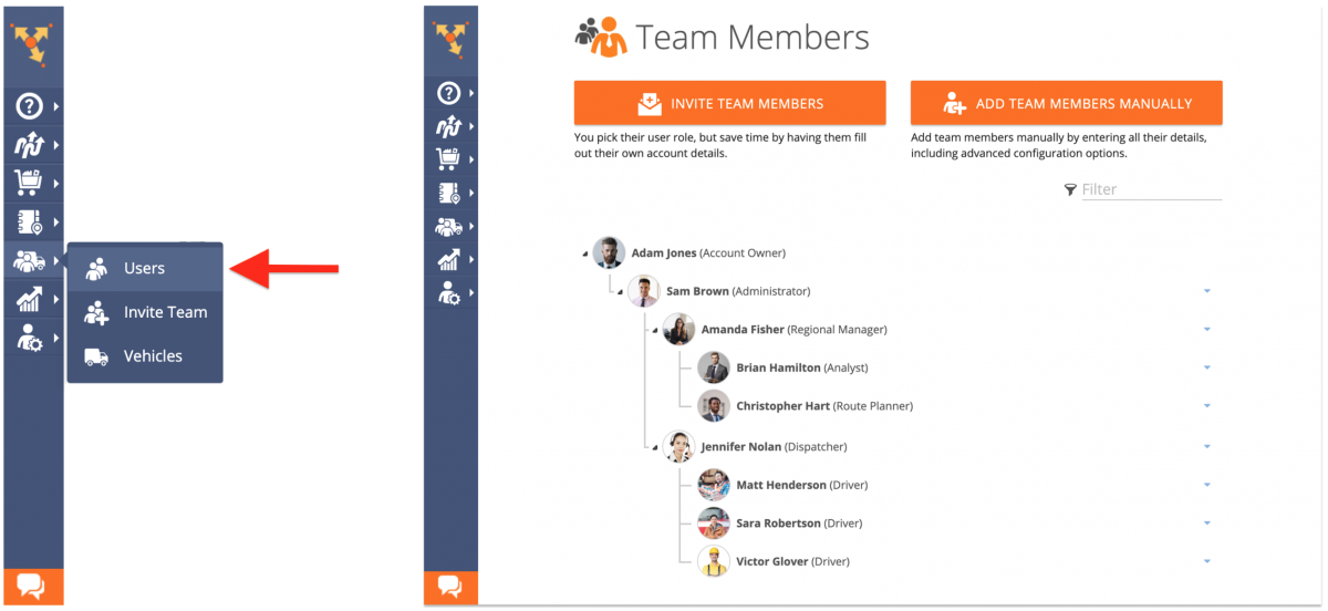 Creating New Users (Team Member Accounts) Using the Route4Me Web Platform