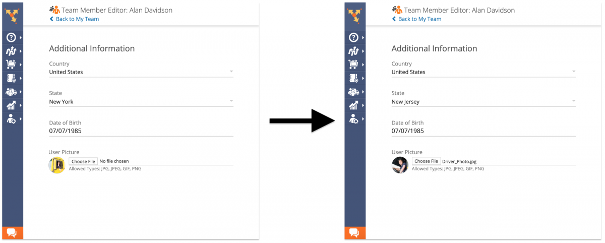 Editing User Profiles (Team Member Accounts) from the Route4Me Web Platform