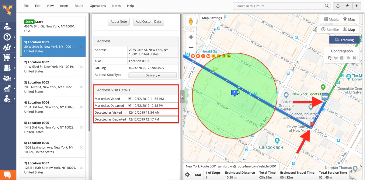 What Factors Could Account for a Discrepancy Between the Marked Time and the Geofence Time?